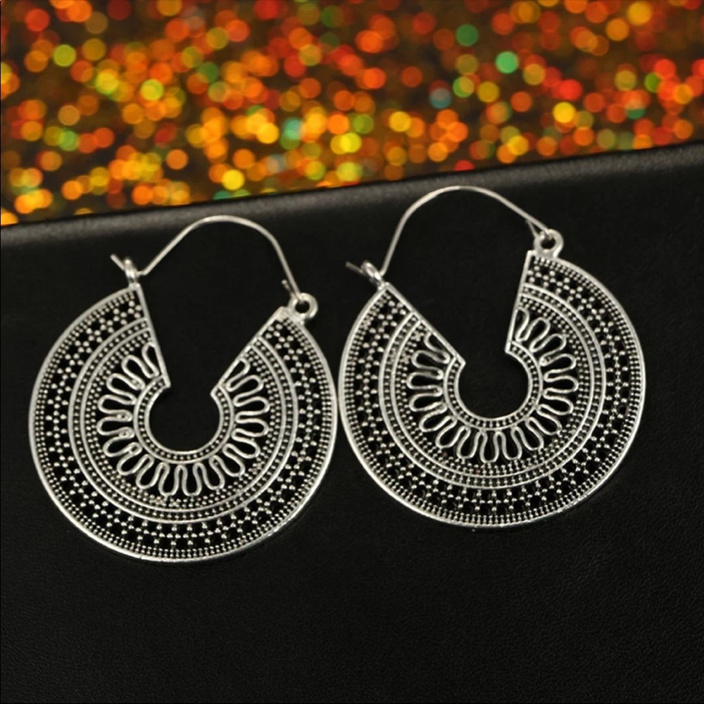 New Women Boho Style Vintage Dangle Earrings - Picture 2 of 6